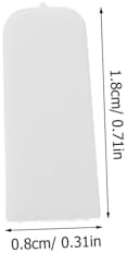 TIDTALEO Transparent Plastic Knife Blade Tip Sleeves Safety Knife Cover