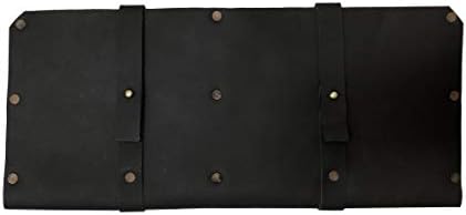 LuvSecretBr Premium Leather Chefs Knife Case Perfectly Organized Space for 4 Knives