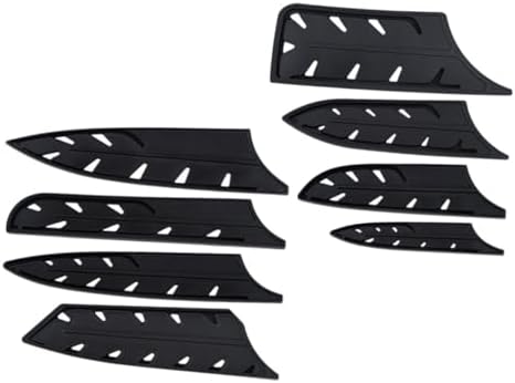 PRETYZOOM 8pcs Chef Knife Set Plastic Cutter Covers