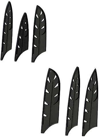 Premium 10-Piece Steel Knife Set Covers Durable Sharp Kitchen Knives Protector