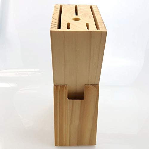 Wooden Knife Block Countertop Organizer