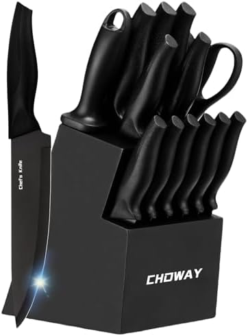 CHOWAY Precision Laser 14-Piece Knives Set