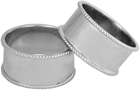 Pack of 12 Handmade Napkin Rings Holder for Table