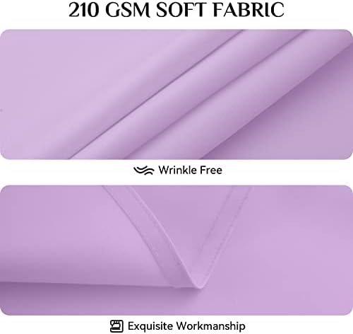 Softalker Round Tablecloth 90 Inch Lavender