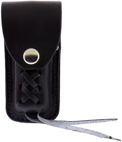 Hot Leathers 4 Black Leather Knife Case