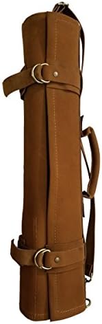 luvsecretlingerie Genuine Lightweight Leather Chef Knife Roll 13 Slots K5