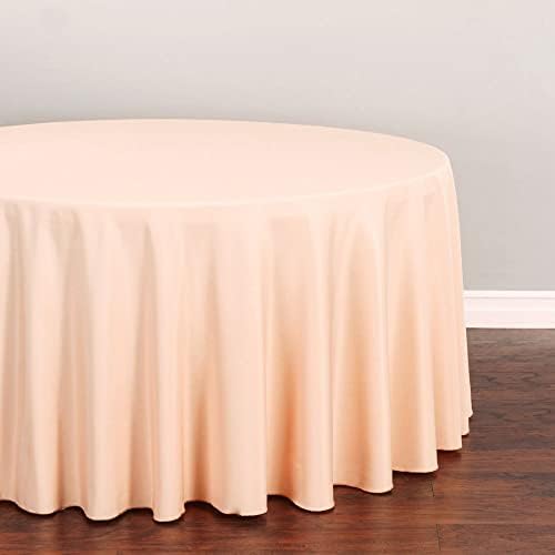Peach Tablecloth for Large Gatherings