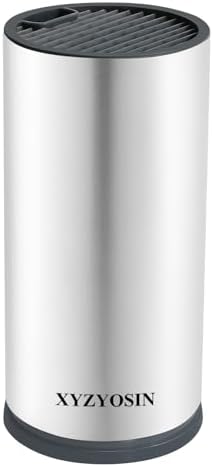 XYZYOSIN Stainless Steel Universal Knife Block