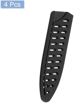 4Pcs Black Knife Cover Sleeves Durable Edge Protector