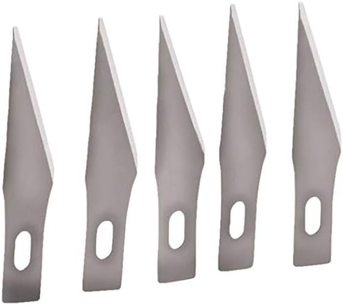Mercer Culinary Replacement Blades for Hobby Knife 5 Piece Stainless Steel