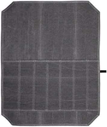 Wailedicop Waxed Canvas Cutlery Cover Chef Knife Roll Pouch Kitchen Cooking Tool Organizer