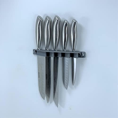 3D Cabin Kitchen Knife Set Wall Mount Holder