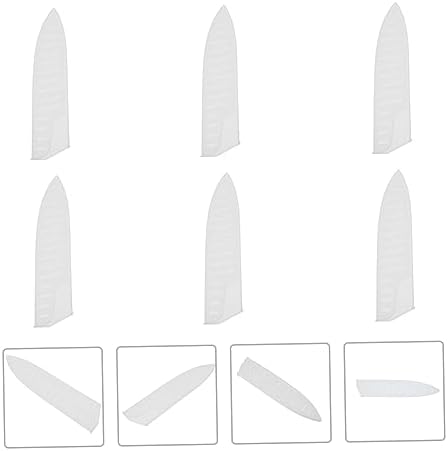 KIC HOUSE 6-Piece Scabbard Fruit Knife Blade Guard Kitchen knives Set
