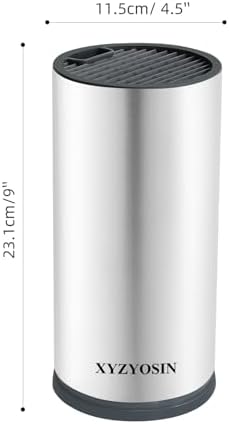 XYZYOSIN Stainless Steel Universal Knife Block