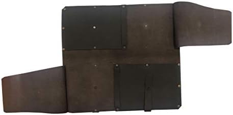 LuvSecretBr Premium Leather Chefs Knife Case Perfectly Organized Space for 4 Knives