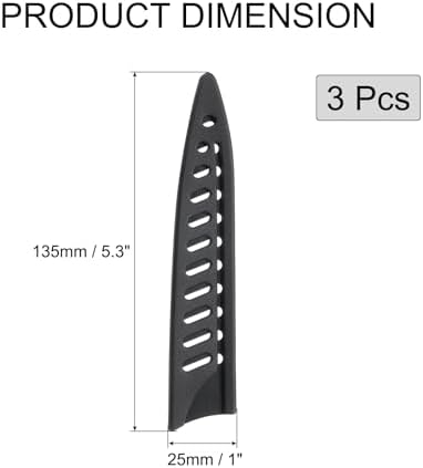 3-Piece Knife Cover Set Durable Protection for Your Kitchen Knives