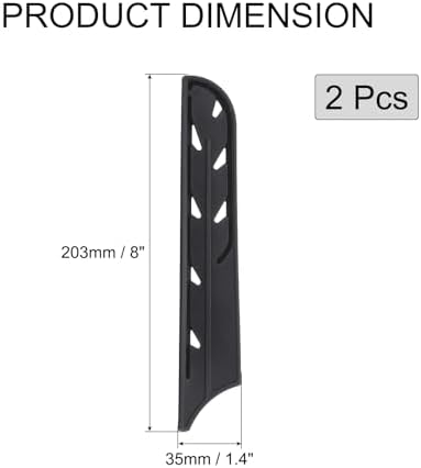 2 Pcs 8x14 PP Knife Covers Universal Edge Guard for Home Kitchen