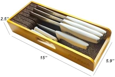 Bamboo Knife Holder for Drawers