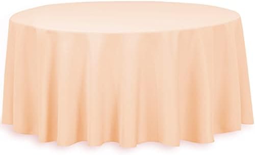 Peach Tablecloth for Large Gatherings