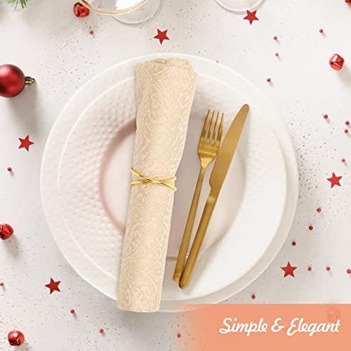 Polished Gold Napkin Rings