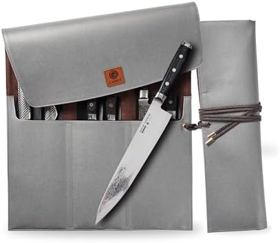 CARRIT Chefs Knife Roll Bag 8 Knife Guards Included