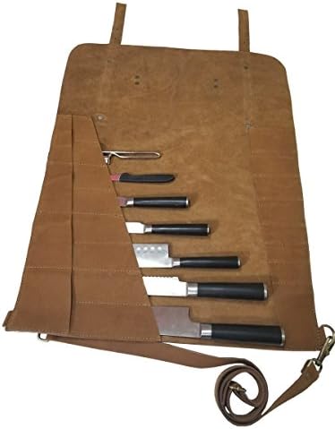 LUVSecretariates Lightweight Leather Chefs Knife Bag