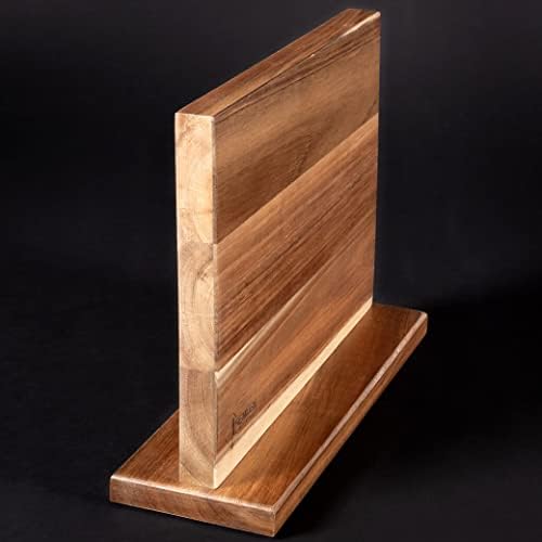 Durable Magnetic Knife Block with Natural Acacia Wood