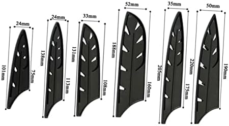 Premium 10-Piece Steel Knife Set Covers Durable Sharp Kitchen Knives Protector