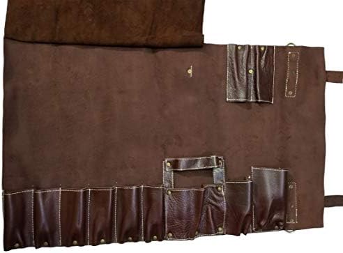Lightweight Premium Leather Chef Knife Bag