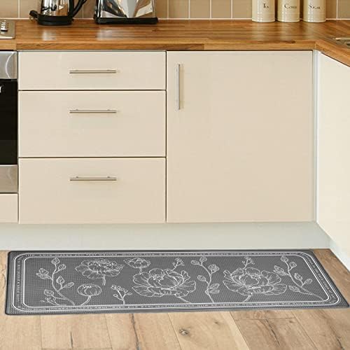 Anti-Fatigue Kitchen Mat Set for Standing waterproof cushioned rug