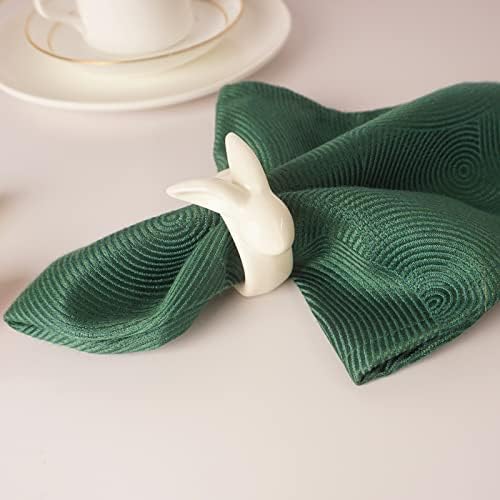 Utalek Easter Bunny Napkin Rings Set of 6