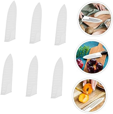 KIC HOUSE 6-Piece Scabbard Fruit Knife Blade Guard Kitchen knives Set