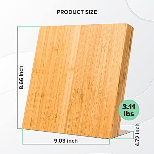 Coninx Magnetic Knife Block for Kitchen Storage