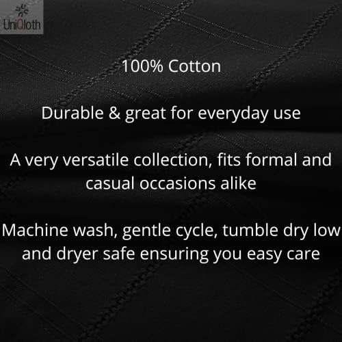 Relax at Home Rustic Farmhouse Tablecloth 52x70 Black