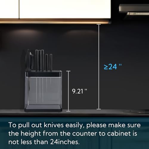 KITCHENDAO XL The Perfect Knife Block for Every Day and Special Occasions