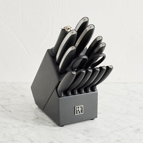 Henckels Silver Symmetry 15-Piece Knife Block Set