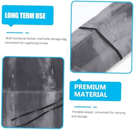 Toddmomy Portable Chef Cutter Storage Bag Durable Outdoor Use