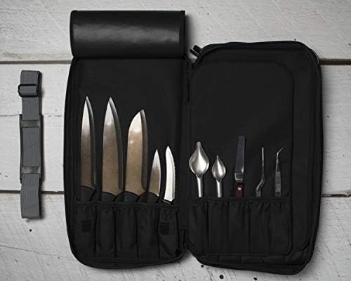 Asaya Chef Knife Bag - 28 Pockets - Durable - Ballistic Nylon