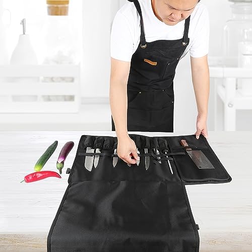 Seido Knives Chefs Knife Roll Bag with 16 Slots