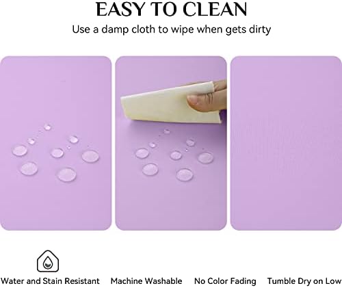 Softalker Round Tablecloth 90 Inch Lavender