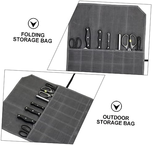 Durable Outdoor Travel Cutlery Storage Pouch Foldable Knives Organizer