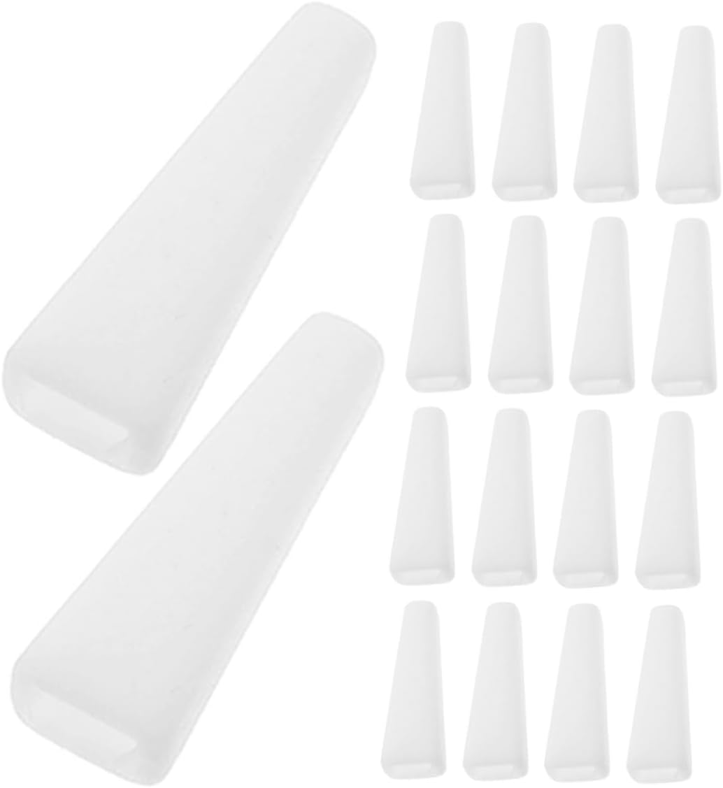 100-Piece Transparent Plastic Knife Blade Tip Protectors