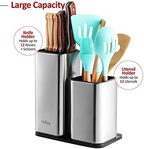 Perfect for Your Counter - Modern Knife Holder and Utensil Organizer