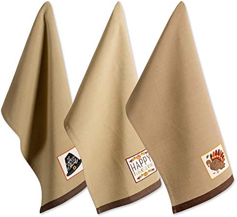 DII 18x28 fall basics collection dishtowel set
