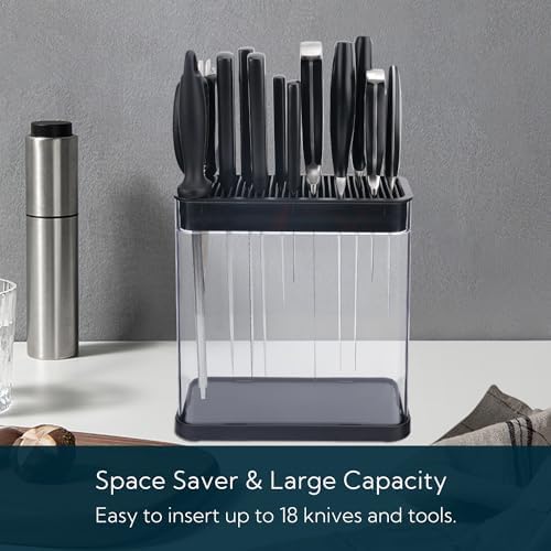 KITCHENDAO XL The Perfect Knife Block for Every Day and Special Occasions