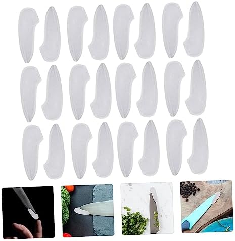 IMIKEYA 50PCS Knife Tip Protectors Plastic Sleeves