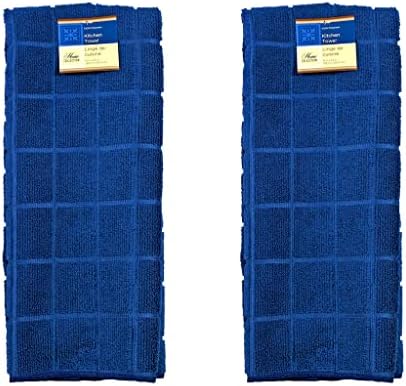 Blue Decorative Hand Towel Set 2-Piece