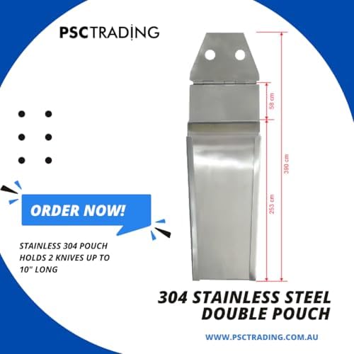 Stainless Steel 304 Knife Scabbard - Holds Up to 10 Blade