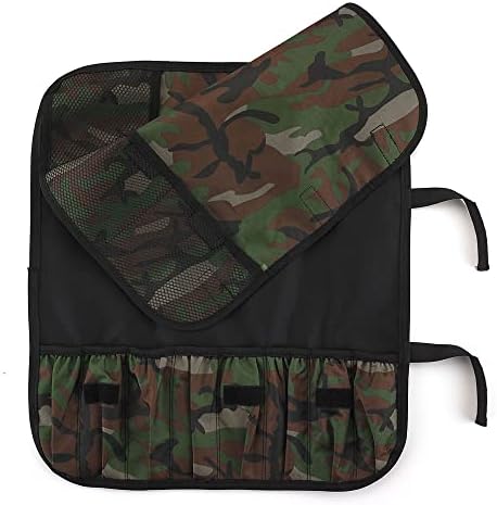 Mercer Culinary 8-Pc Large Field Dressing Kit Camouflage Roll