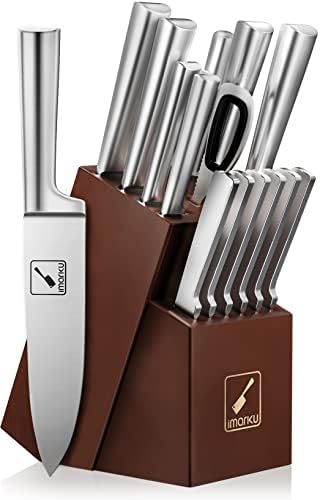 15-Piece Knife Set with Japanese Stainless Steel